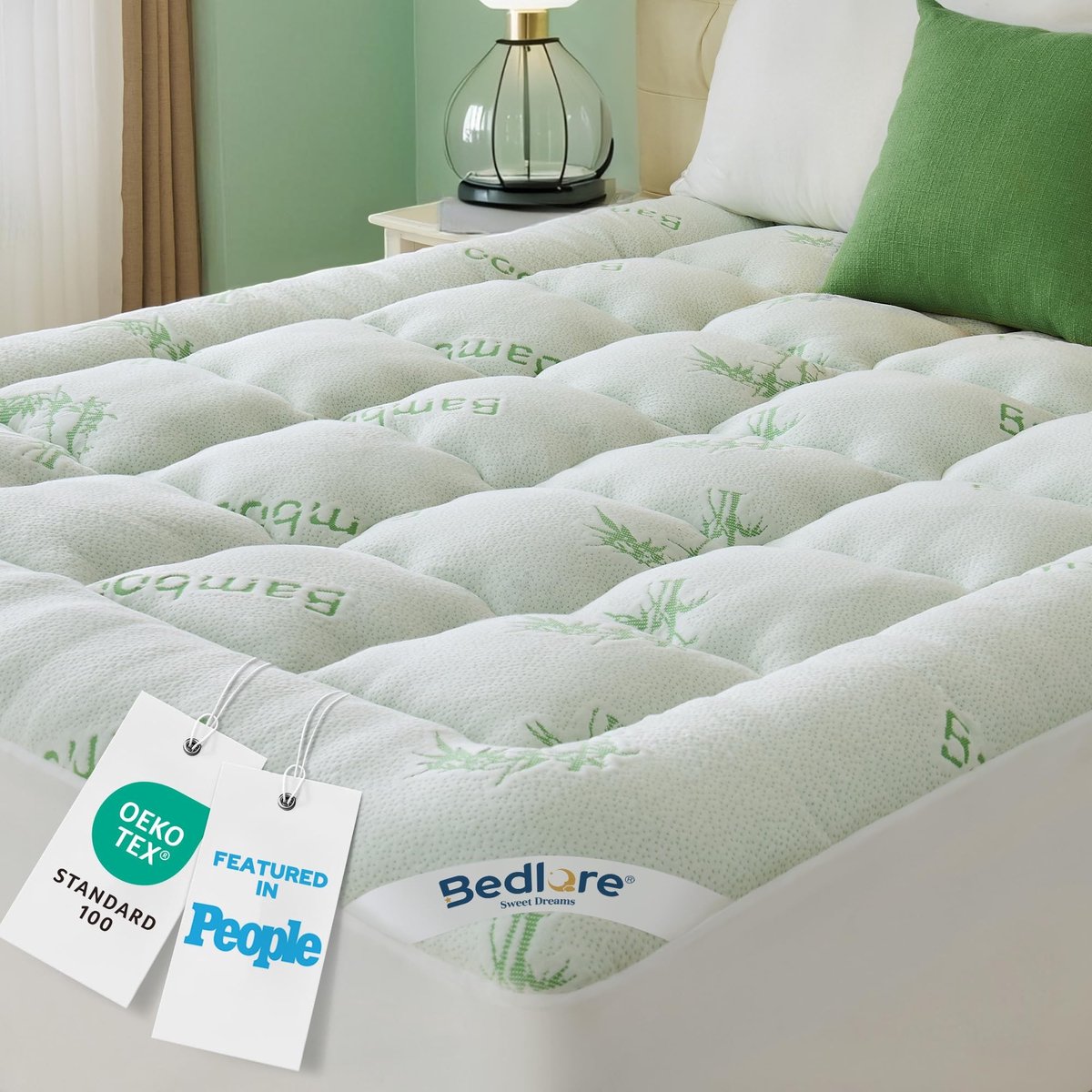 SolidKeus - Matras Topper 180 x 200 cm van Bamboe Viscose
