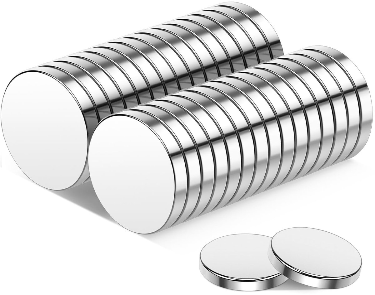 SolidKeus - Neodymium Magneten Set van 30 Sterke Mini Magneten voor Koelkast en Bureau