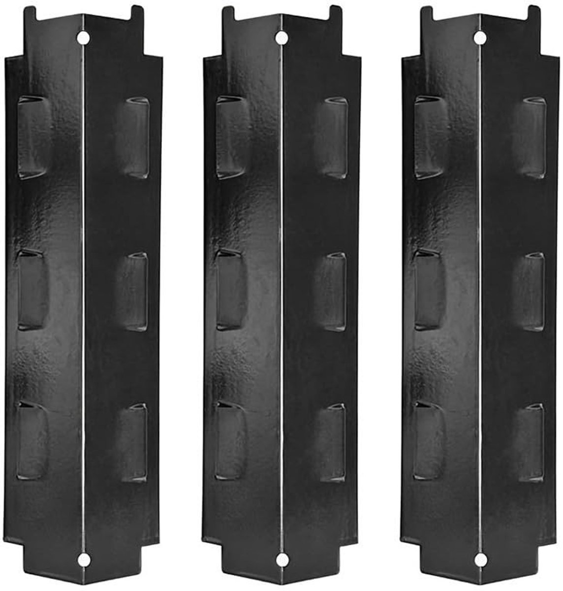 SolidKeus - Universele Verwarmingsplaten voor Gasbarbecues, Set van 3