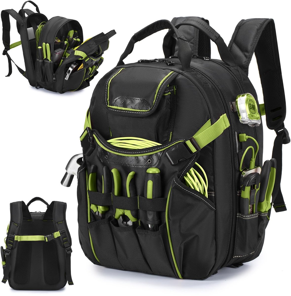 SolidKeus - Waterproof Werkzeugtasche voor Elektriciens met USB Aansluiting