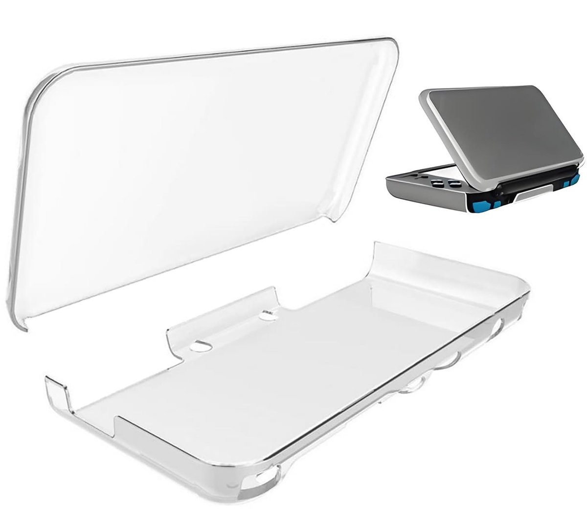 SolidKeus - Transparante Beschermcase voor Nintendo 2DS LL/XL