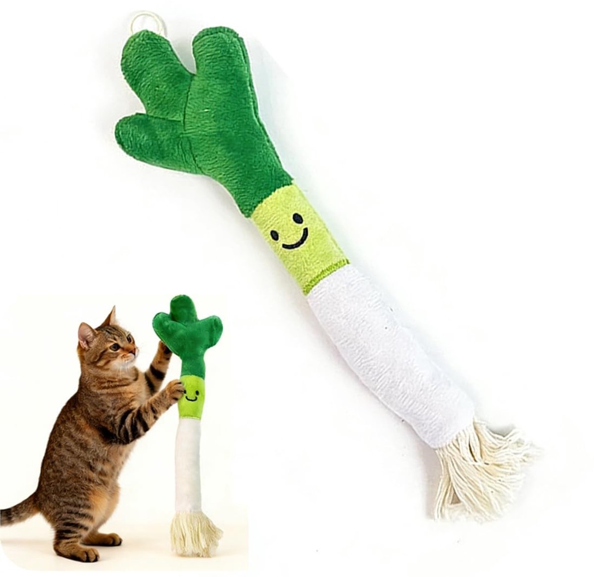 SolidKeus - Interactief Pluche Katten Speelgoed met Catnip