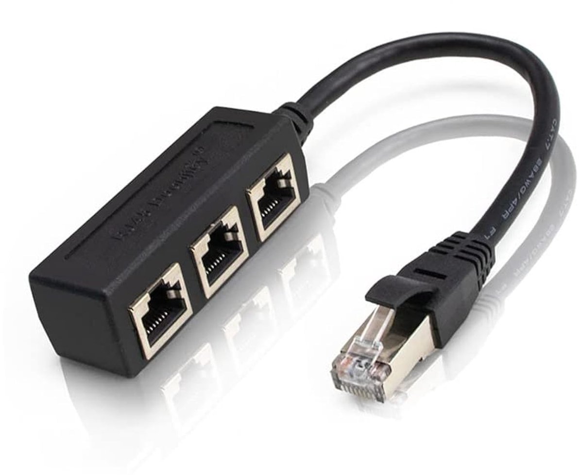 SolidKeus - RJ45 LAN Ethernet Splitter voor Netwerkverbinding