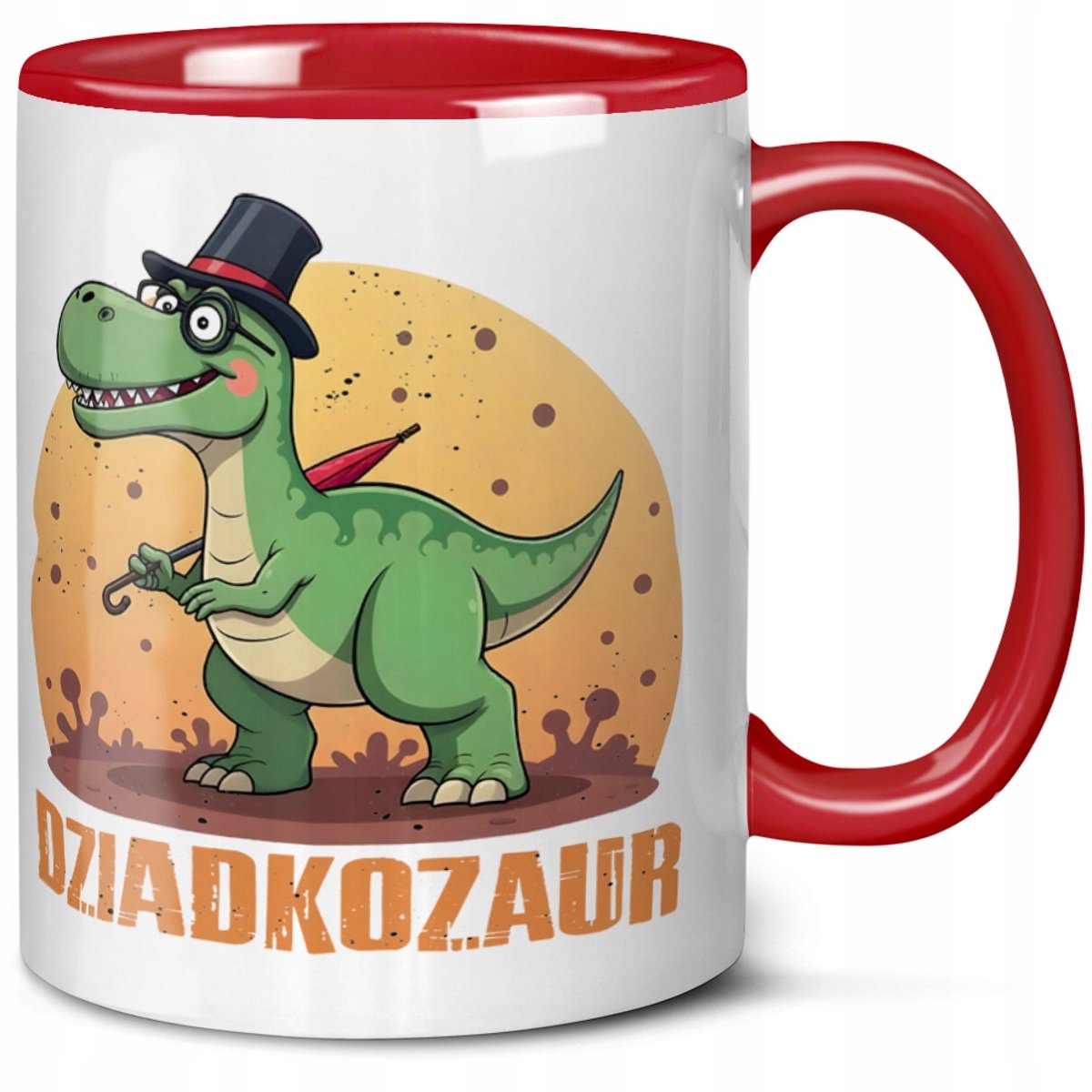 Grappige Dino mok voor opa - Dziadkozaur T-Rex Cadeau