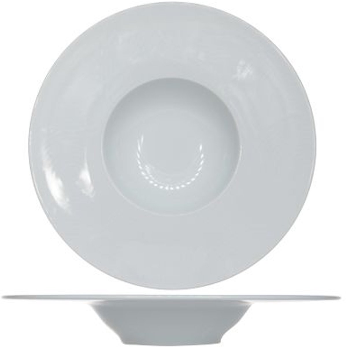 Costa verde ecos diep gourmetbord wit d25cm