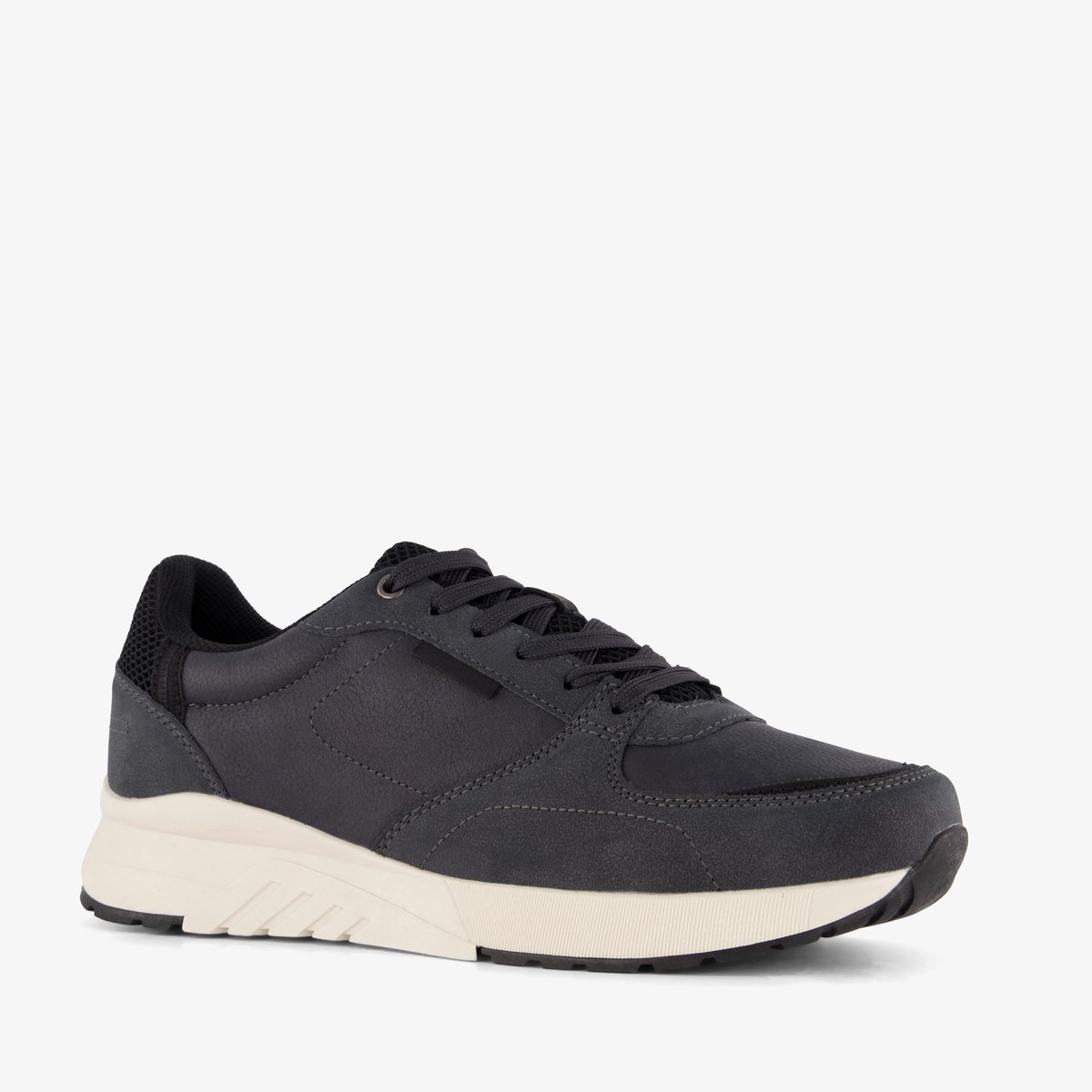 Blue Box heren sneakers donkerblauw - Maat 43 - Uitneembare zool