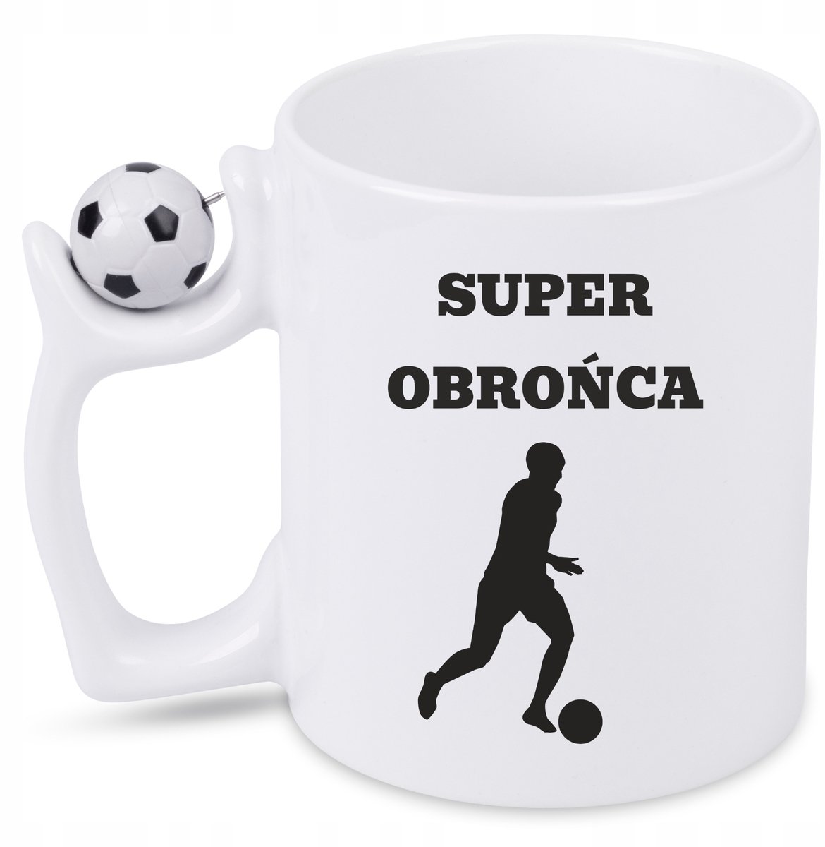 Voetbalverdediger mok - 330 ml keramiek, uniek cadeau