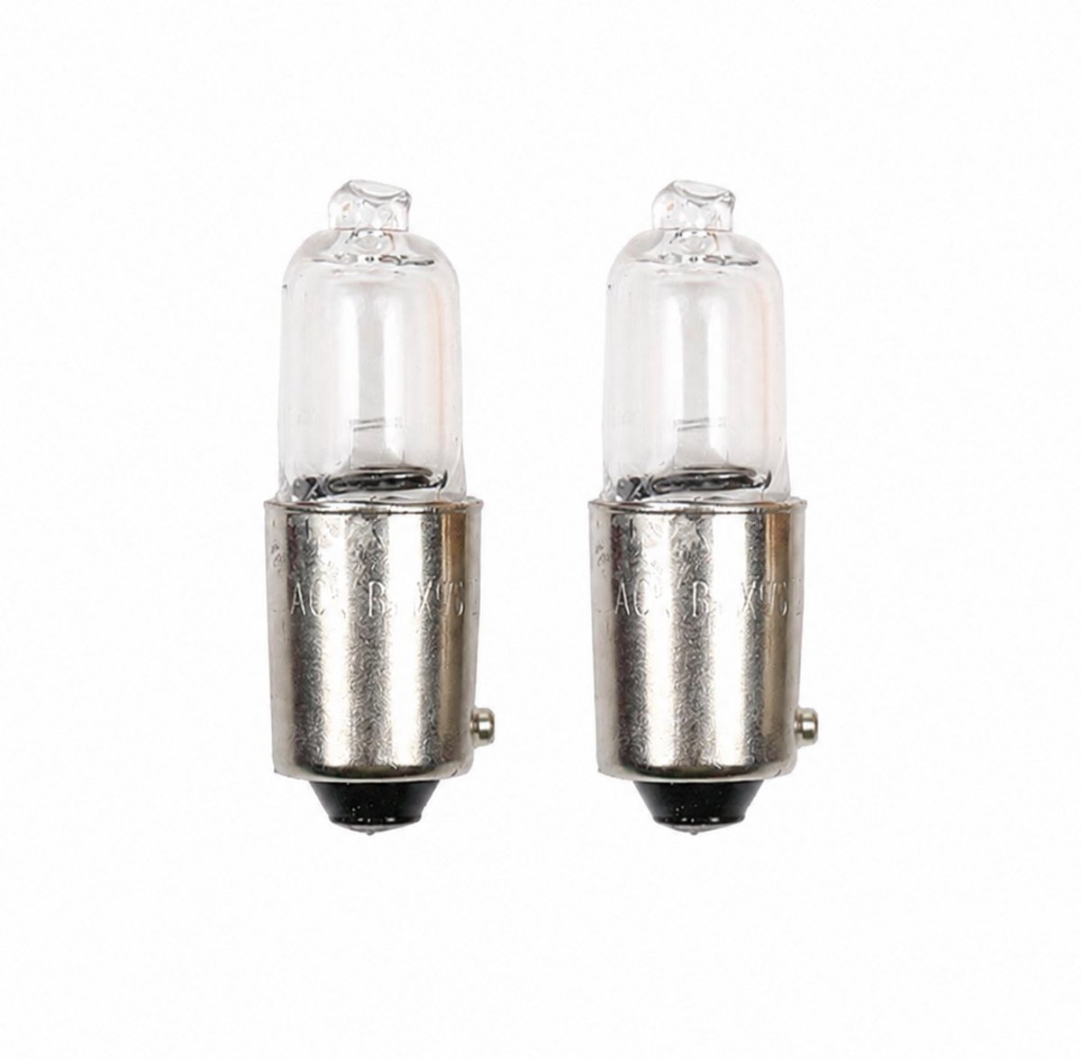 TLVX 2 stuks BAX9S H6W Origineel Halogeen Bajonet Lampen - Stadslicht Lampen - Interieurverlichting – Kenteken verlichting - Auto Lampen - 3000K Warm Wit Licht - Geel - 12V – 6Watt Draai fitting – H6W Halogen Instapverlichting (2 stuks)
