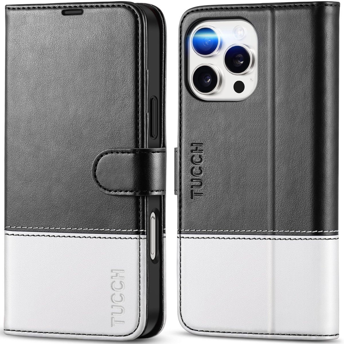 SolidKeus - Wallet Case met RFID Blokkering voor iPhone 16 Pro Max