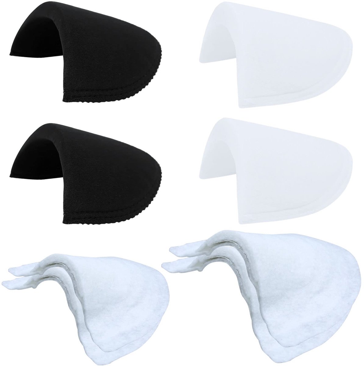 SolidKeus - 4 Pairs Schouder Pads voor Kleding en Naaiwerk