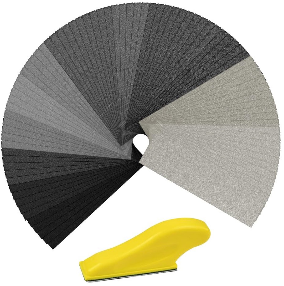 SolidKeus - Professionele Schuurpapier Set met 76 Stuks