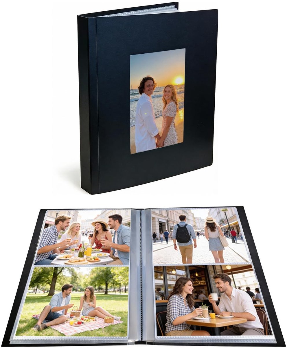 SolidKeus - Fotoalbum met Invoervellen voor 48 Foto's 10x15 cm