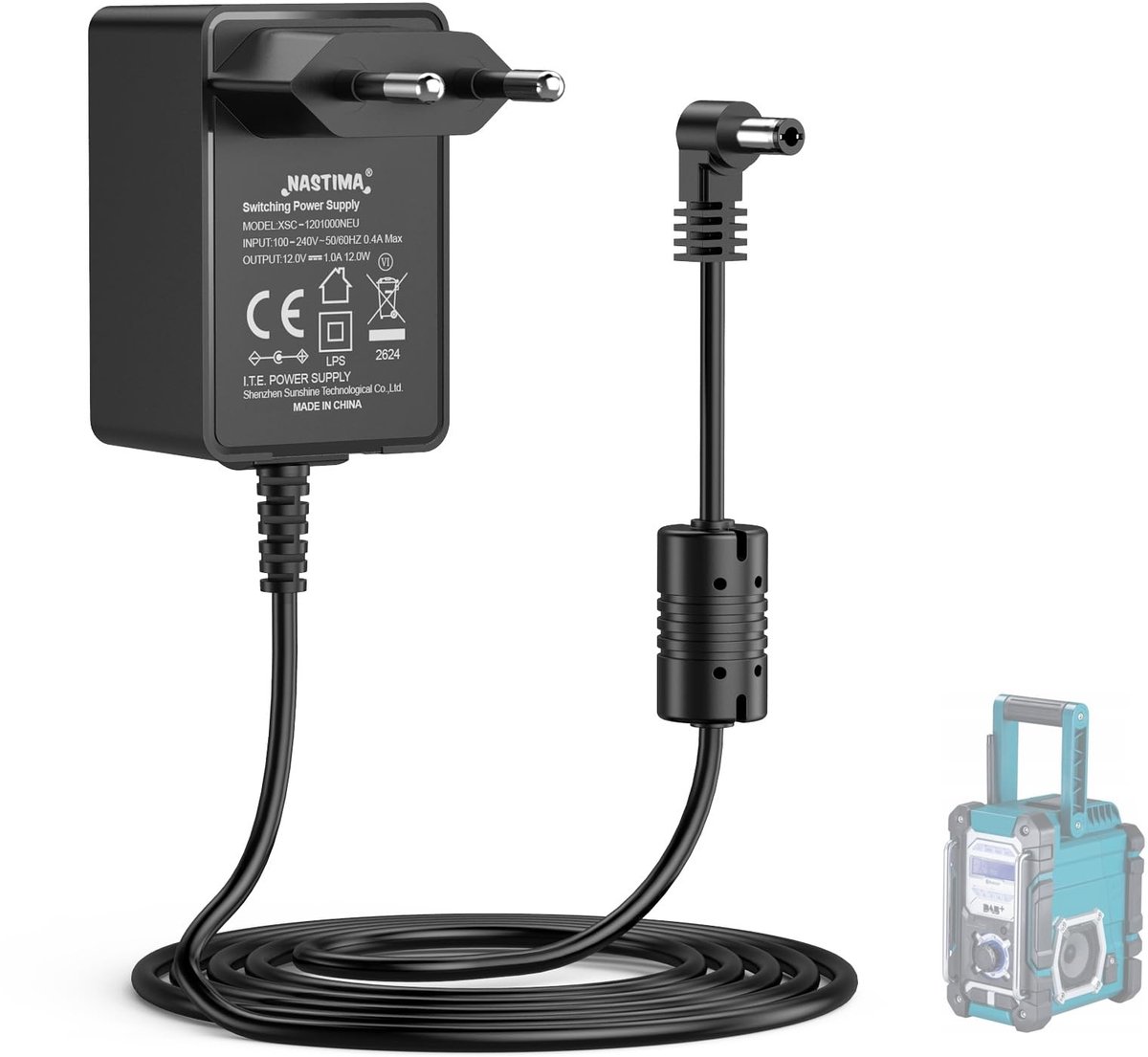 SolidKeus - 12V Oplader voor Makita Radio's