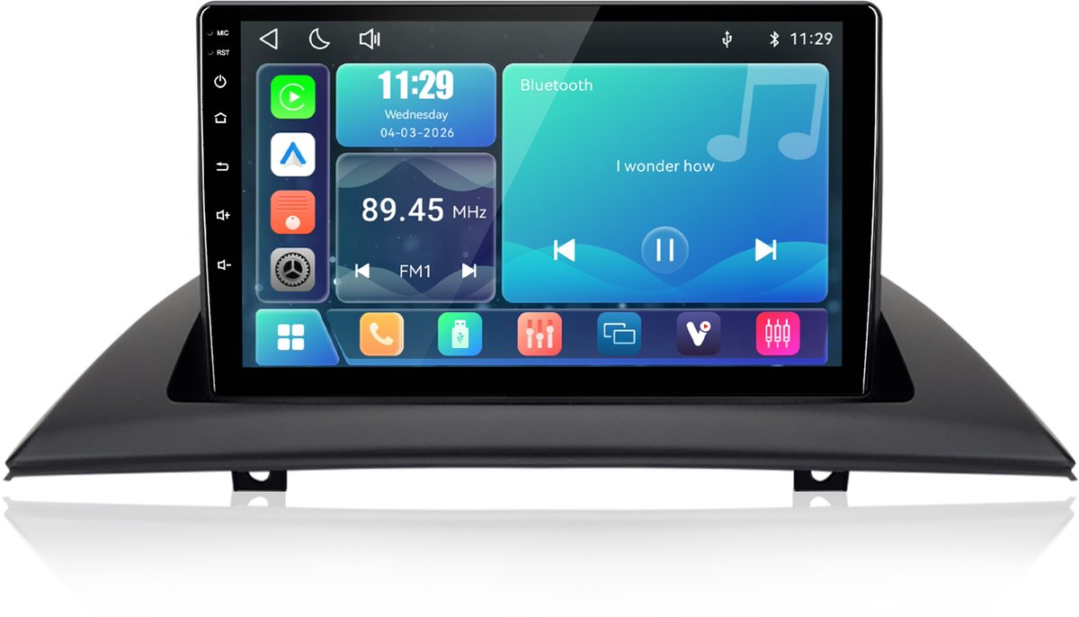 Cestovet Autoradio - Geschikt voor BMW X3 E83 2004-2012 - LINUX - Draadloze CarPlay & Android Auto - Bluetooth - 9 Inch HD IPS Touchscreen