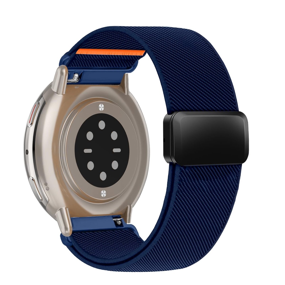 SolidKeus - Vervangende Nylon Horlogeband voor Smartwatch 20mm Blauw