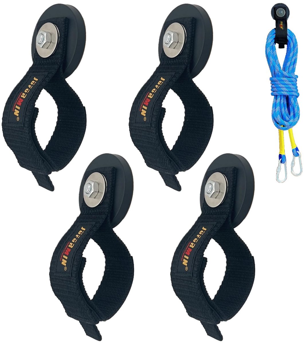 SolidKeus - Sterke Magnetische Haken voor Gereedschap en Kabels (Set van 4)
