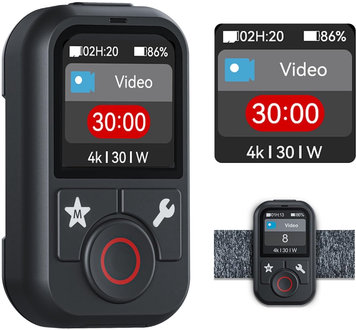 SolidKeus - Draadloze Bluetooth Afstandsbediening voor GoPro Camera