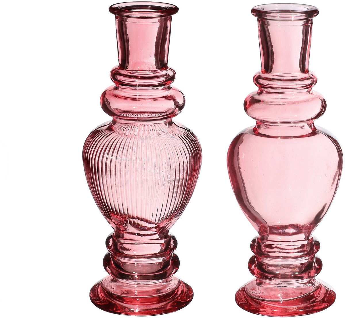 Vaas Venetië Roze H: 15,5 x Ø5,7 cm (12 stuks)
