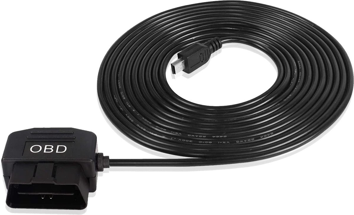 Omgoods - Mini USB OBD Power Kabel voor Dash Cam
