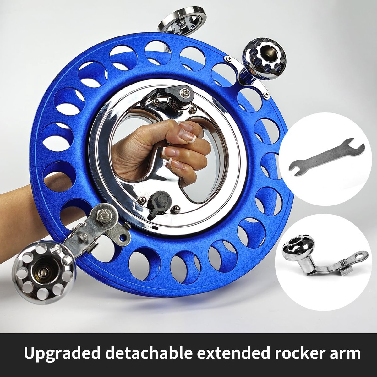 Omgoods - Professionele Vliegerlijn met Rem 28cm