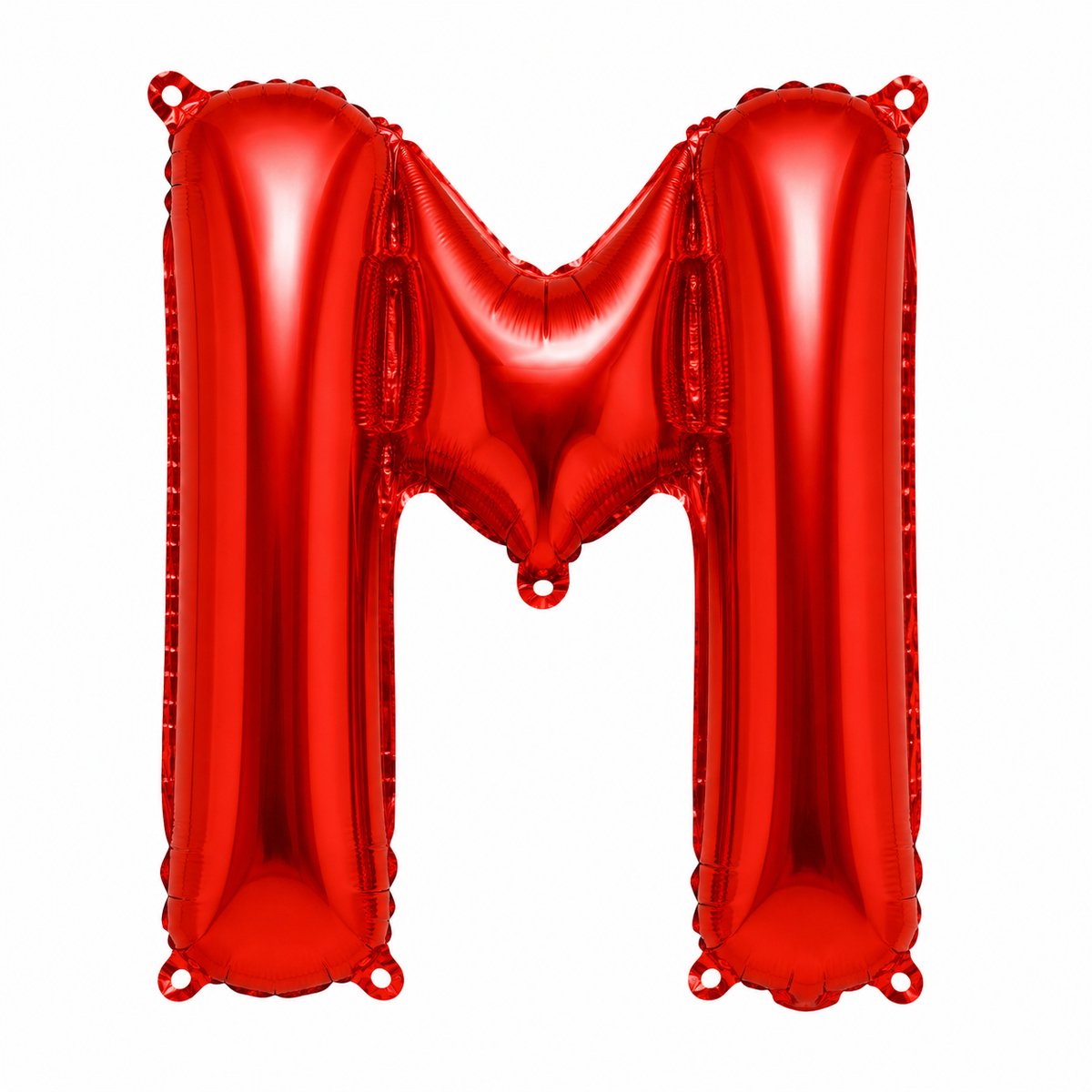 Fienosa Letterballon M Rood – 40 cm – Folieballon Letter M – Verjaardag Versiering – Feestdecoratie