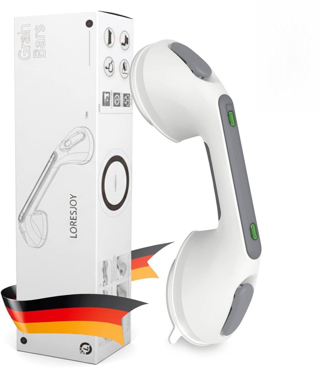 Omgoods - Douchehandgreep met Zuignap 30 cm voor Senioren