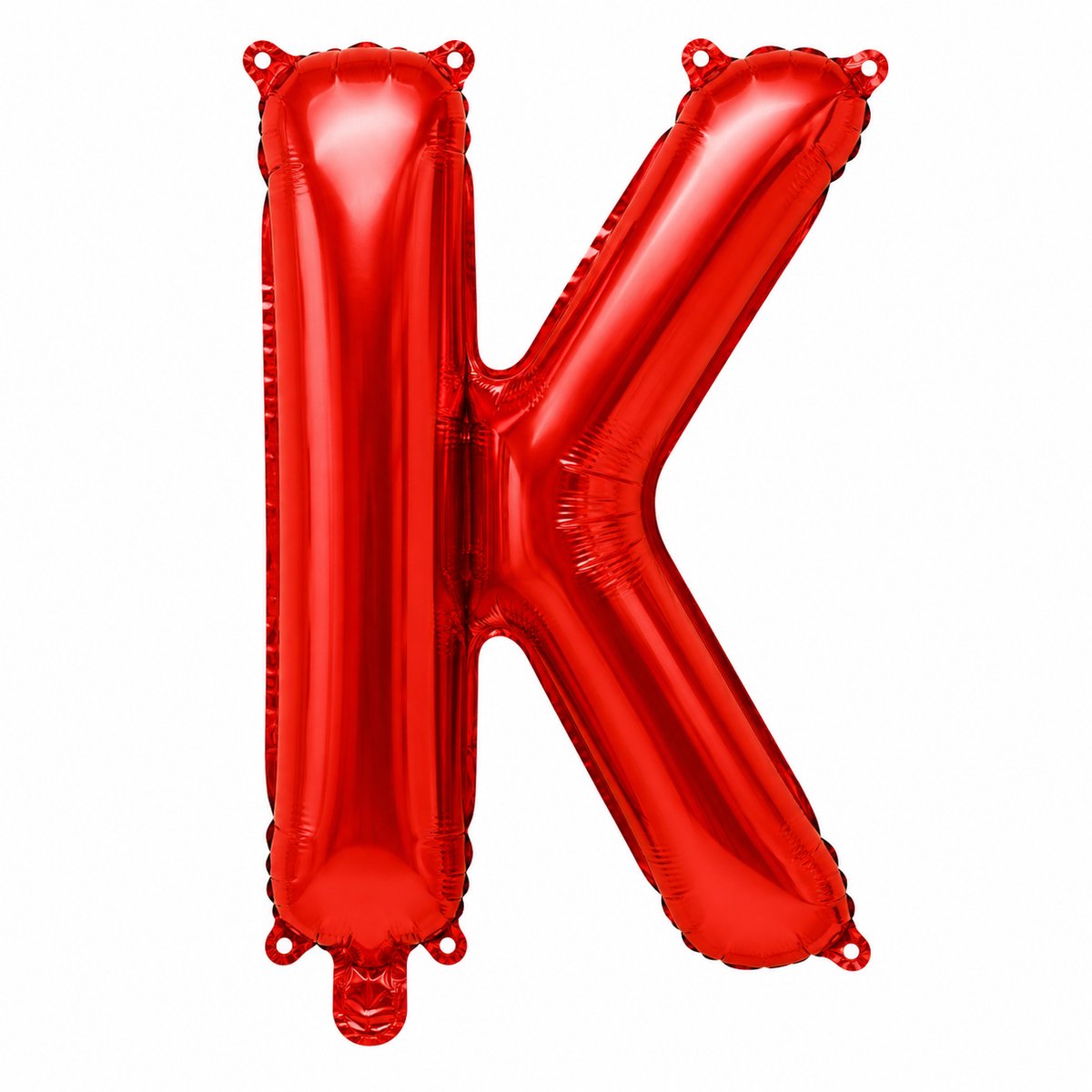 Fienosa Letterballon K Rood – 40 cm – Folieballon Letter K – Verjaardag Versiering – Feestdecoratie