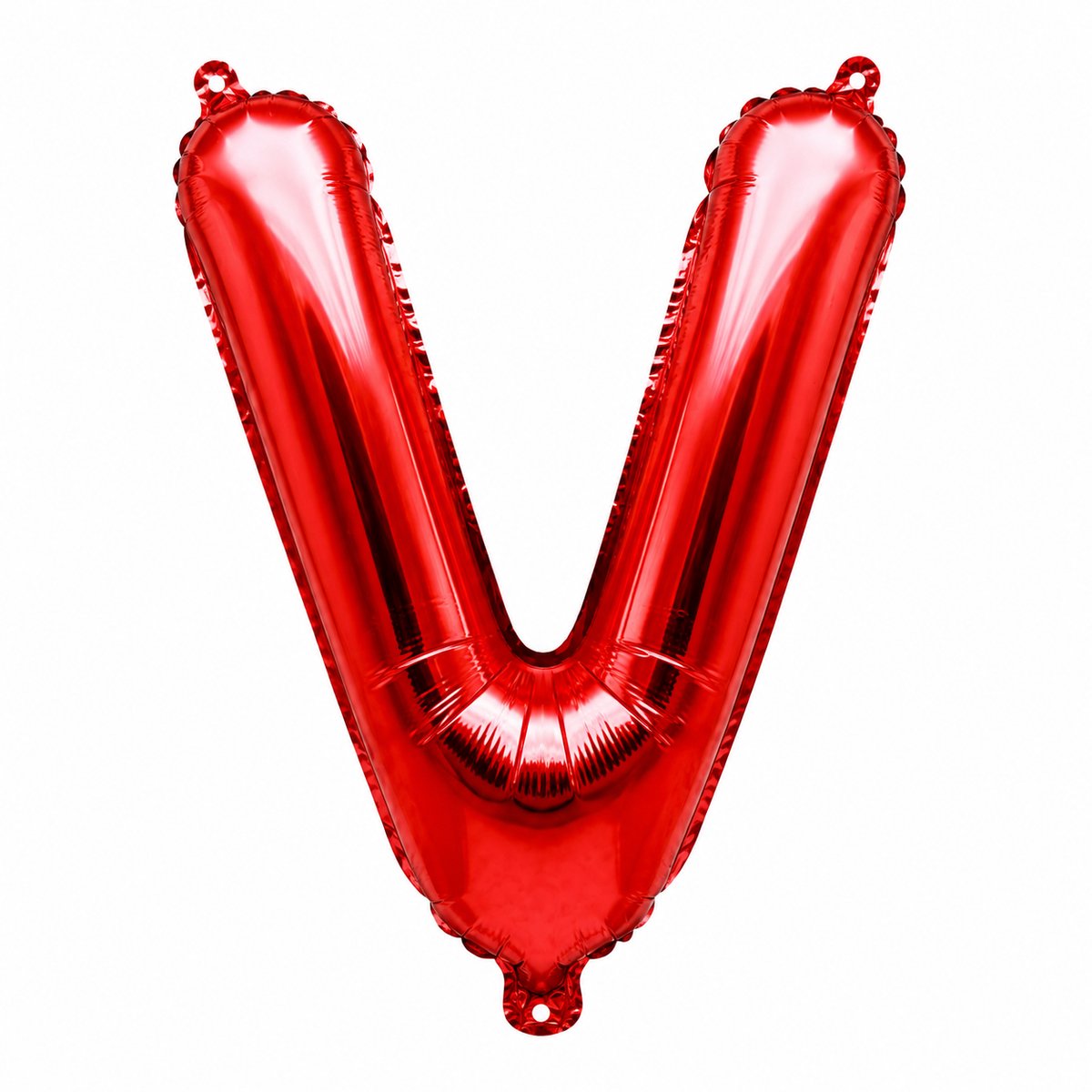 Fienosa Letterballon V Rood – 40 cm – Folieballon Letter V – Verjaardag Versiering – Feestdecoratie