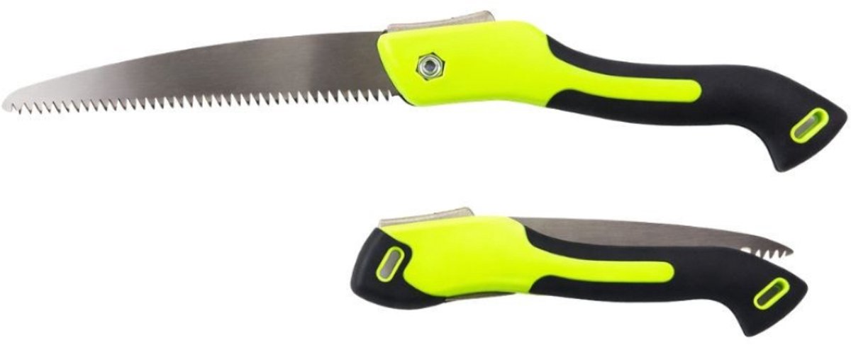 MOZY® - Inklapbare Takkenzaag - Groen - 18 cm Zaagblad - Antislip - Tuin Handzaag - Inklapbaar - Opvouwbaar - Snoeizaag - Boomzaag - Houtzaag - Handzaag - Tuinieren - Survival Gereedschap