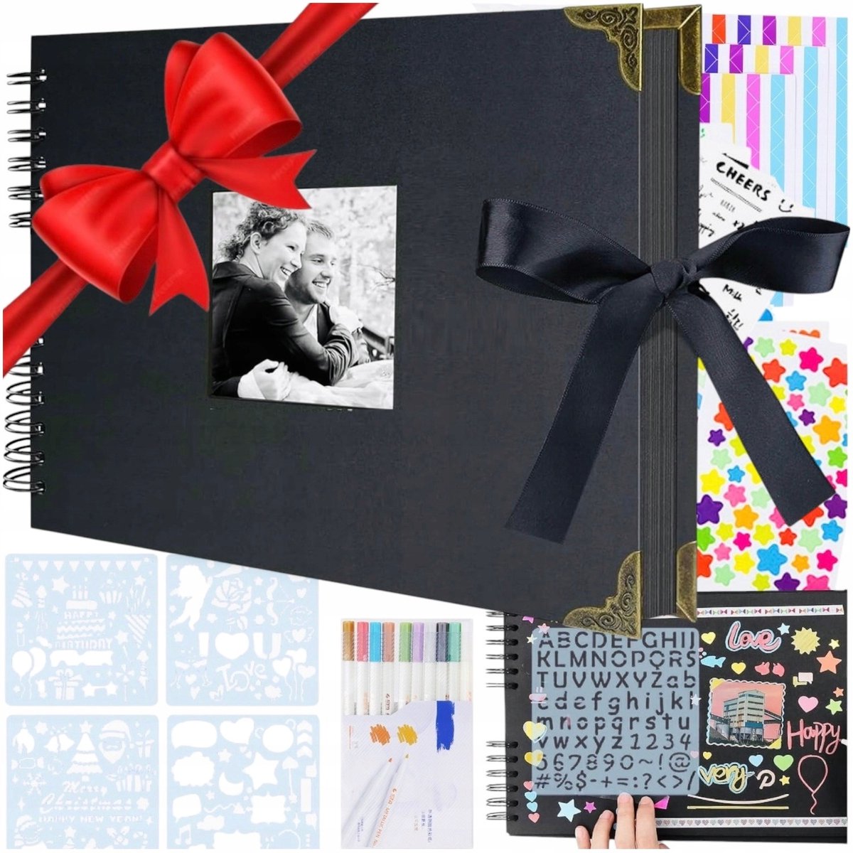 Scrapbookalbum A4 met Metallic Pennen - DIY Fotoalbum