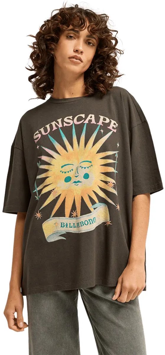 Billabong Distant Stars T-shirt Met Korte Mouwen XS Vrouw Zwart