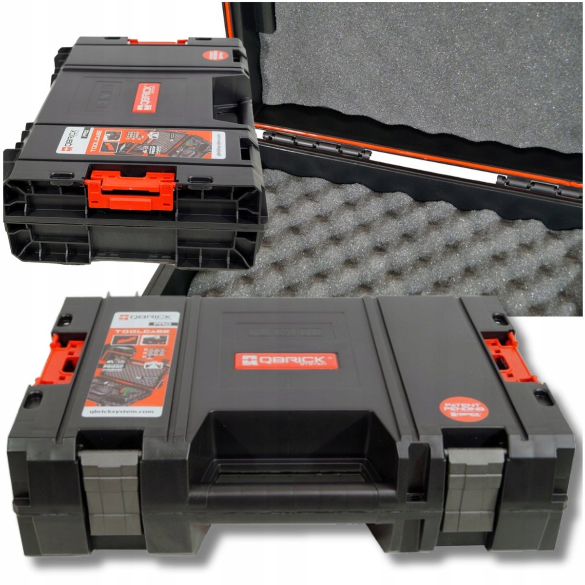 Qbrick PRO Toolcase: Modulaire gereedschapskist met schuim voor elektrisch gereedschap