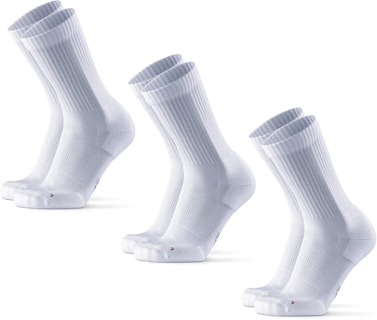 DANISH ENDURANCE Gedempte Hardloopsokken Lange Afstanden - Korte Sokken - Unisex - 3 paar - 39-42