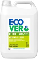 Ecover Afwasmiddel - Grootverpakking 5 L - Plantaardig & Biologisch afbreekbaar - Fles van gerecycled plastic - Citroen & Aloë Vera geur