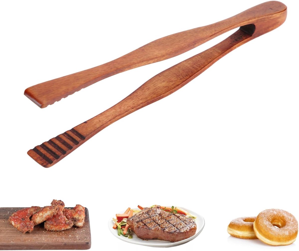 Tang, Houten Tang Houten BBQ Clip Buffet Voedseltangen Brood Steak Keuken Klem Serveergereedschap