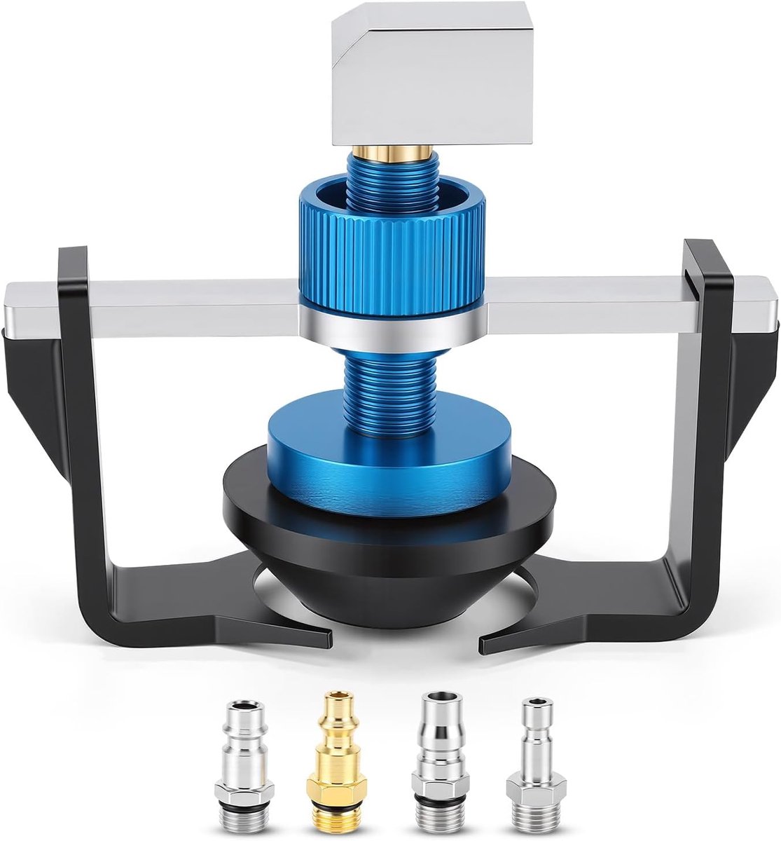 Remontluchteradapter, 22 Mm Tot 58 Mm Verstelbare Hoofdcilinderadapter met 4 Snelkoppelingen, voor de Meeste Voertuigen