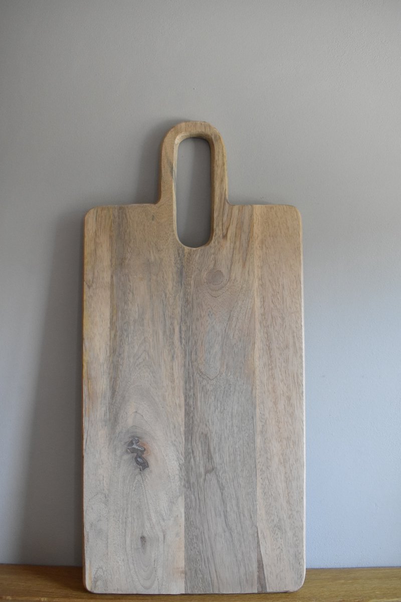 Serveerplank - Borrelplank - Tapasplank - Snijplank 56x25 cm Mangohout