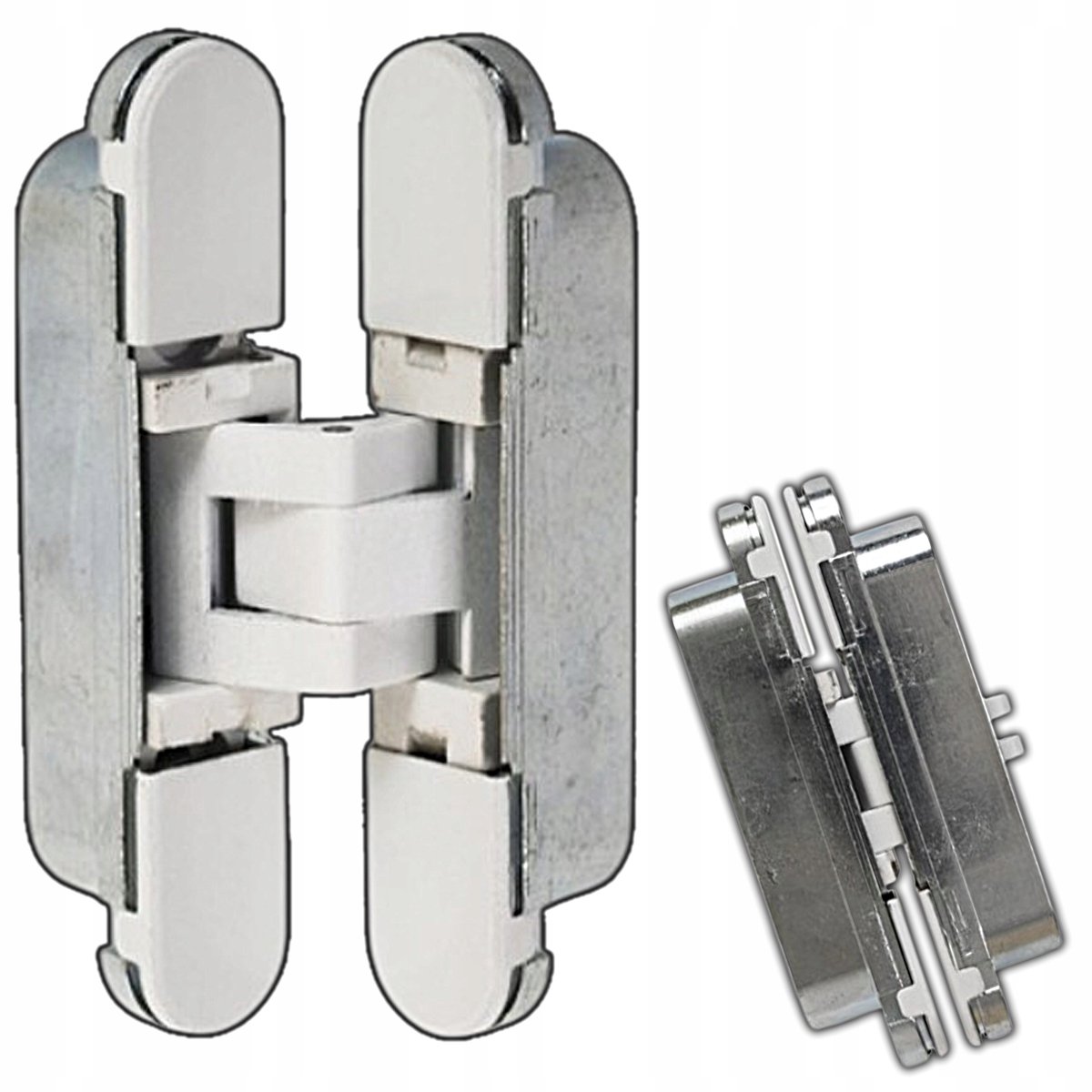 Verborgen scharnier 76x14mm Wit 3D Verstelbaar | 14-18kg