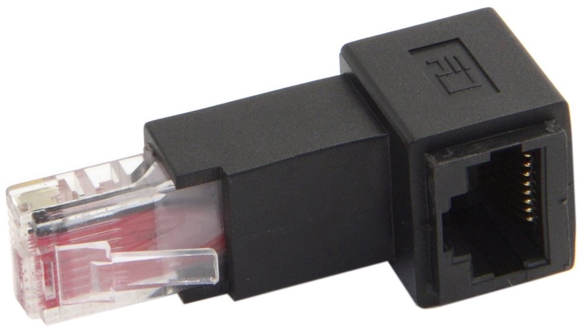 SolidKeus - CAT6 Ethernet Netwerkadapter 90 Graden Hoek