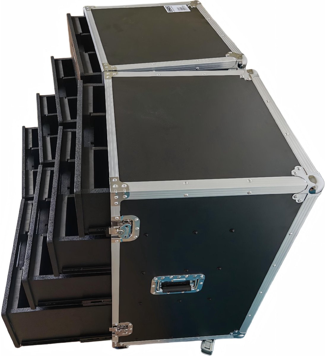 Laden kist 2x 4,4,4,6U - Innox IX-BK-DR-D-4446U - Multikleur