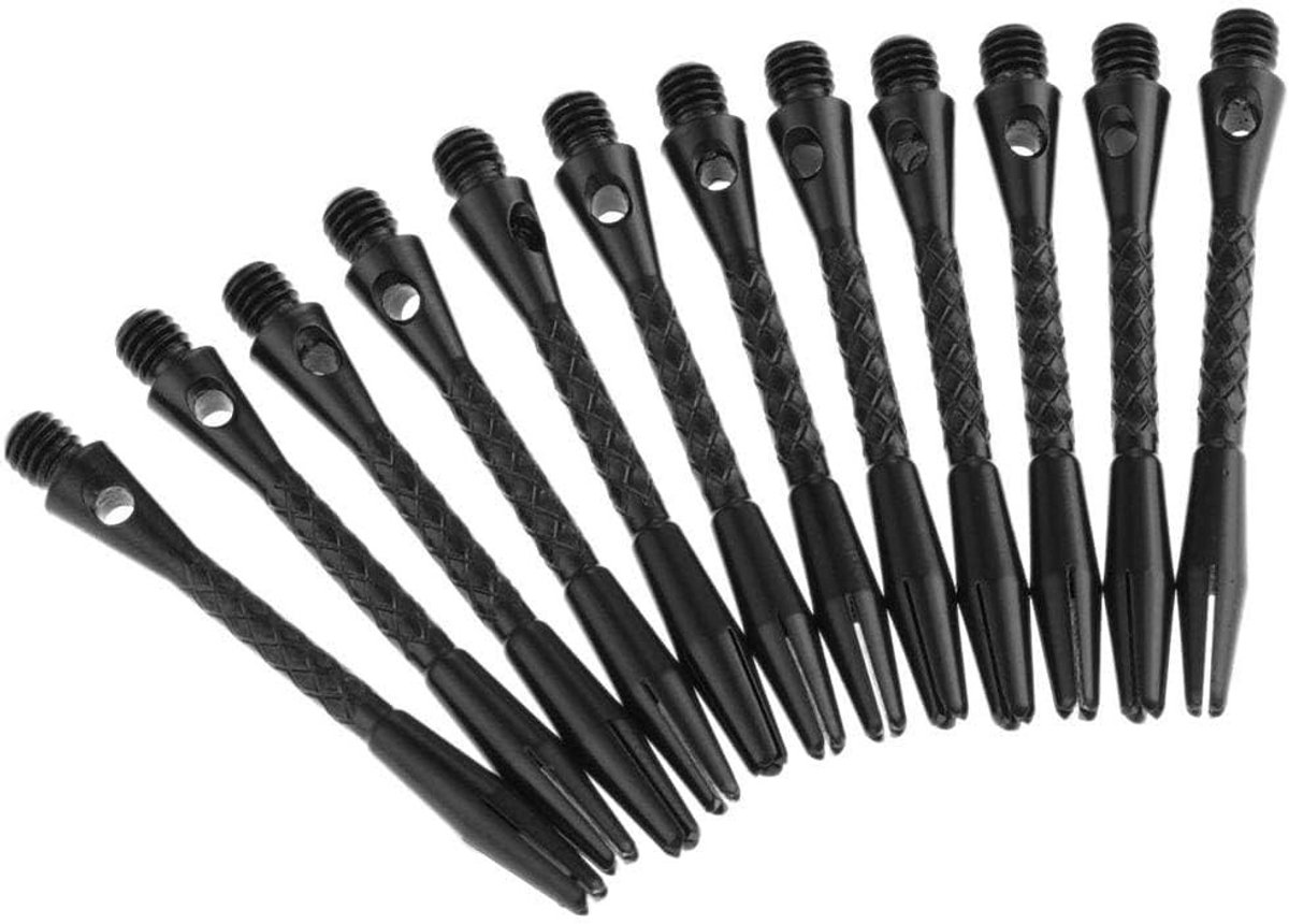 Dart Shafts in Zwart voor Precisie en Comfort tijdens het Spelen met Darts