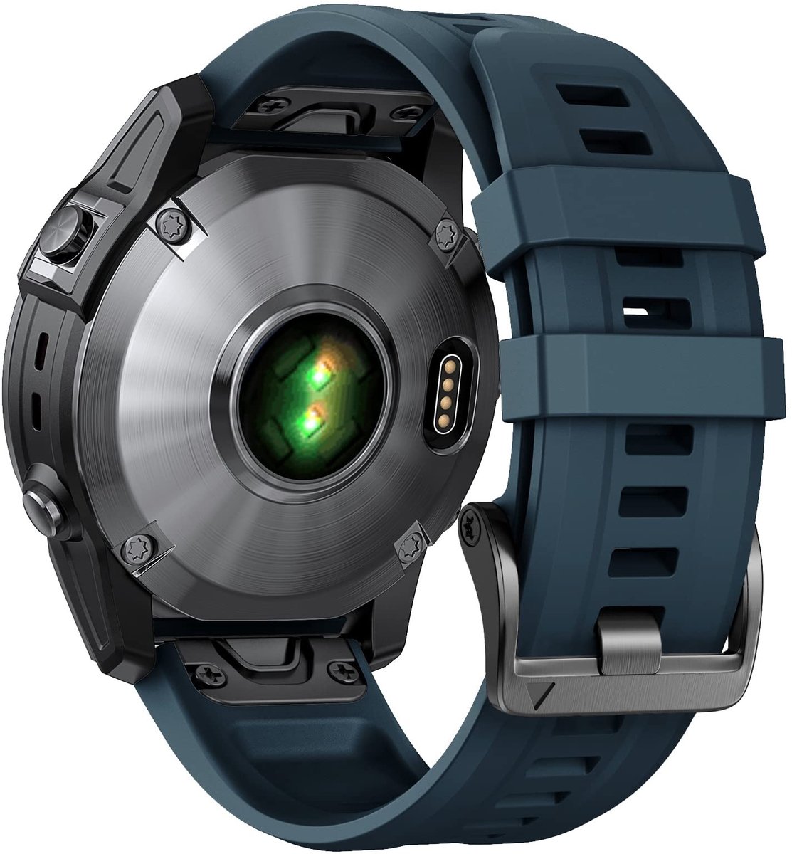 SolidKeus - Quick Release Silicone Sportarmband 22mm voor Smartwatch
