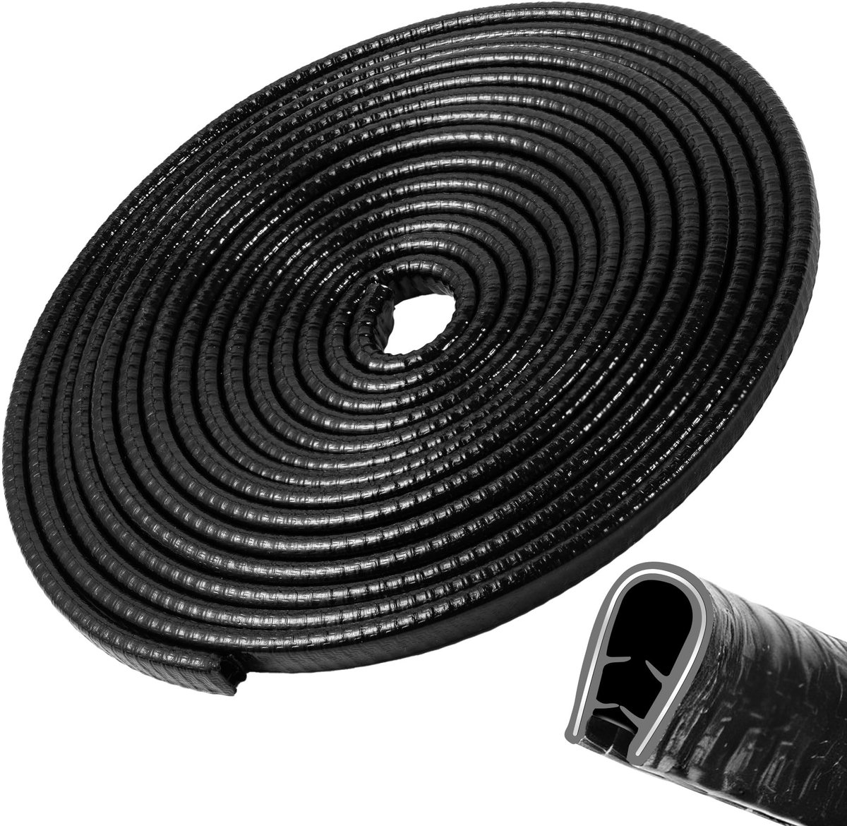 SolidKeus - 5 Meter Universele Rubberen Deurlijm Strip