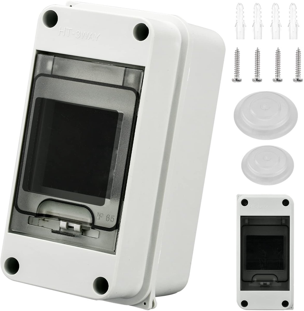 SolidKeus - Waterdichte Outdoor Elektrische Behuizing IP65 met 3 Modules