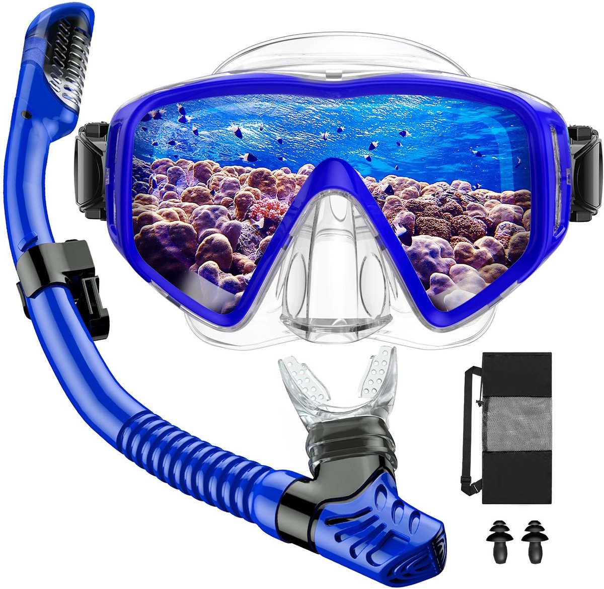 SolidKeus - Snorkelset voor Volwassenen met Duikmasker