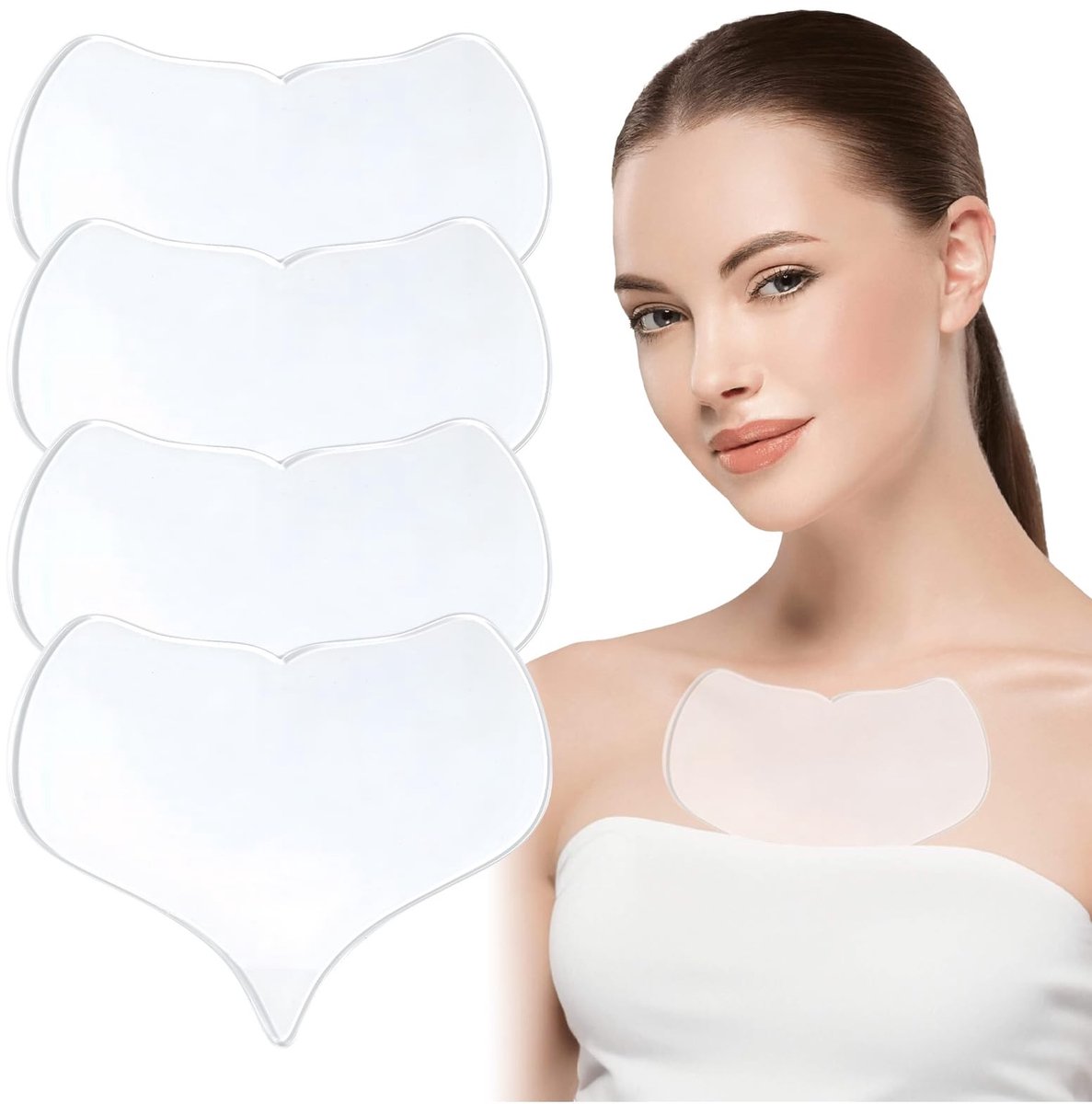 SolidKeus - Herbruikbare Silicone Pads voor Décolleté en Hals