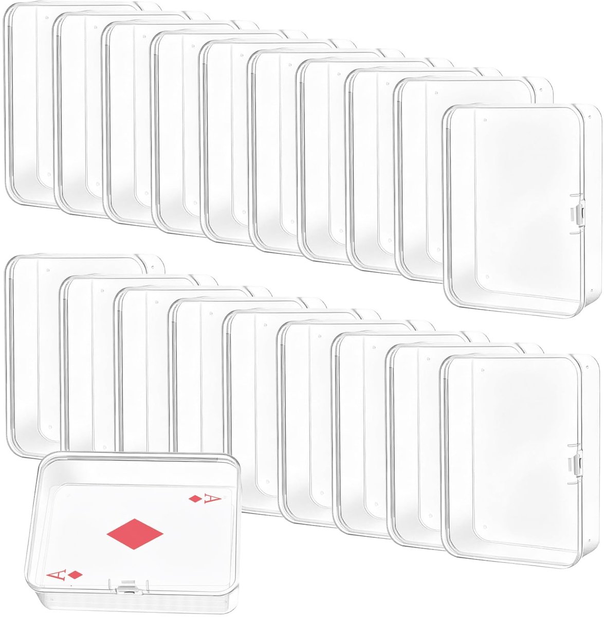 SolidKeus - Set van 20 Kaartdozen voor Bewaren van Speelkaarten en Visitekaartjes