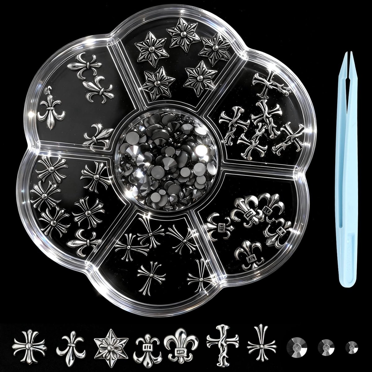 SolidKeus - 230 Stuks Nail Charm Set voor Nail Art en Ontwerp