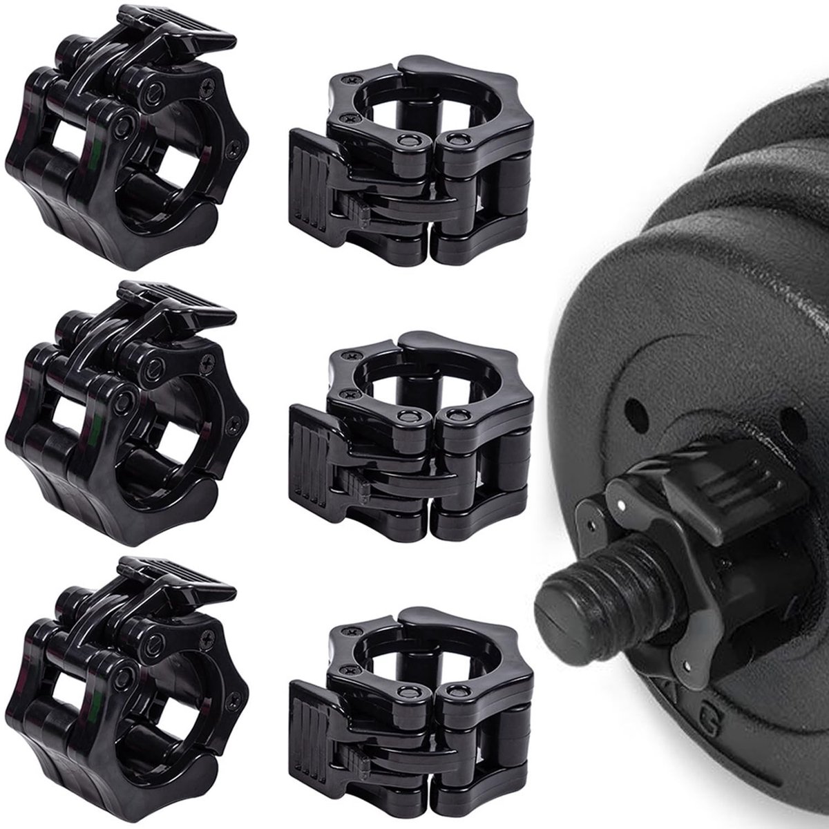 SolidKeus - Set van 6 Snelsluitingen voor Dumbbells van 30 mm
