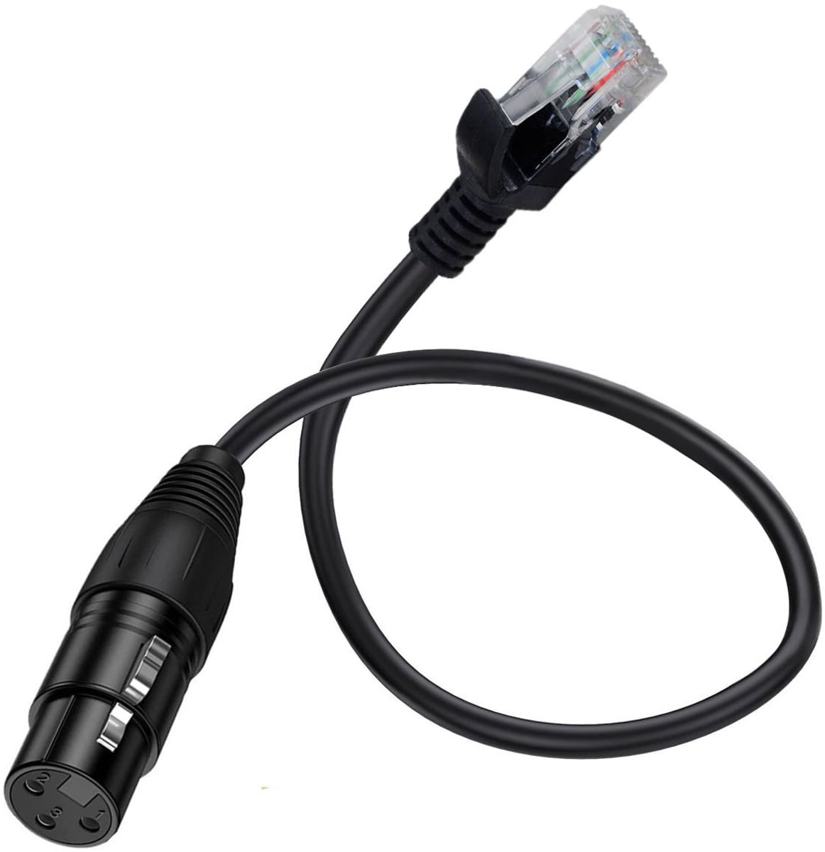 SolidKeus - 3 Pin XLR naar RJ45 Kabel 30cm